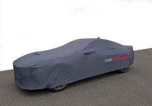 Ford Mustang Car Cover - Ford Racing - Low Wing, Indoor - Gray - 2024+